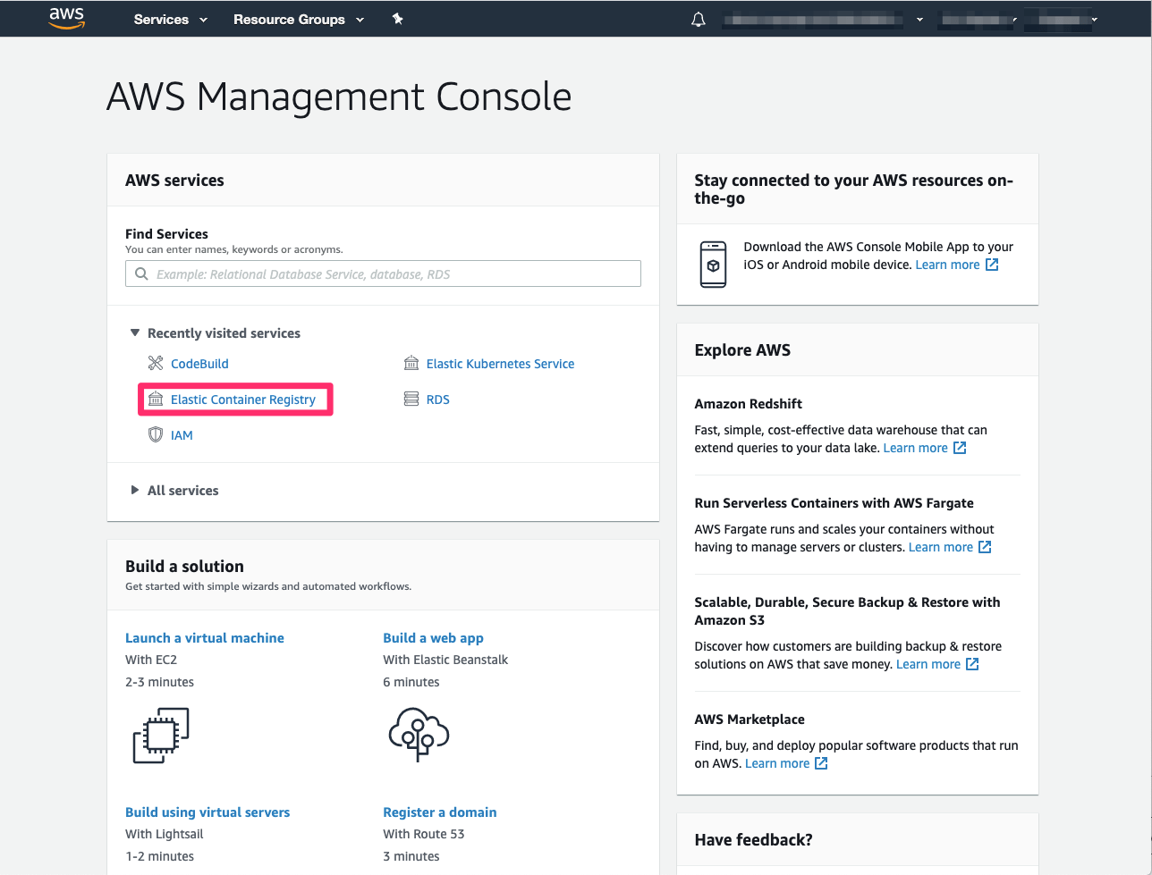 AWS Management Console